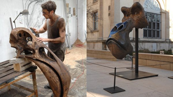 Signatures Singulieres Magazine. Quentin Garel sculpteur animalier.