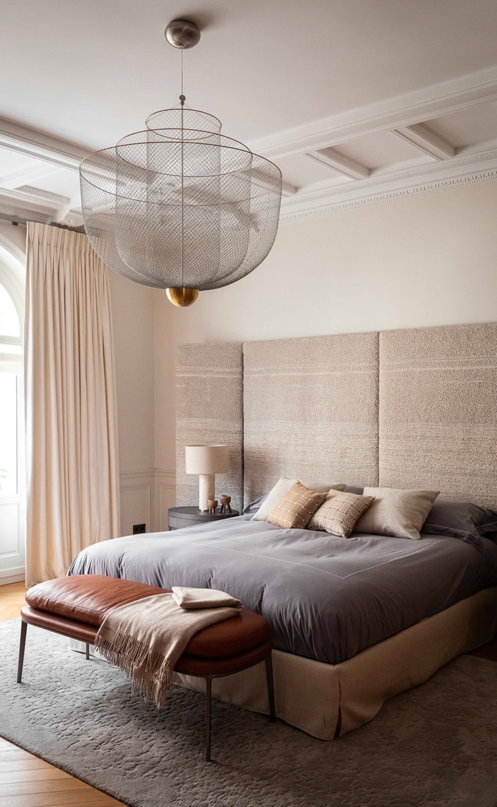 chambre master contemporaine - Suspension Moooi -B&B Italia