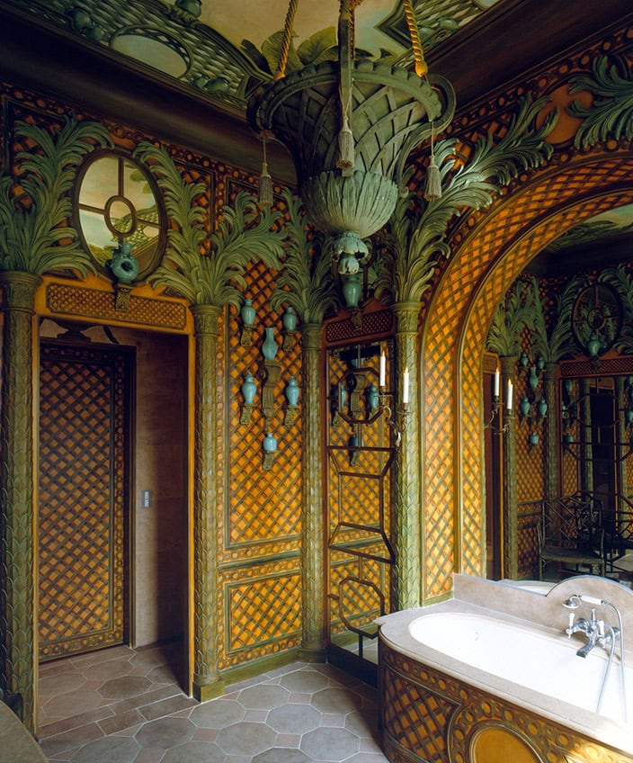 salle de bain style napoleon III